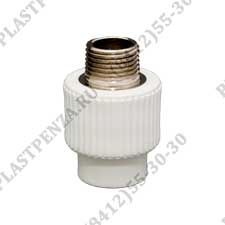 МУФТА КОМБ. НР PPR 40*1" (Россия)