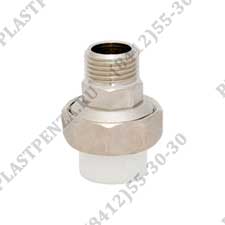 МУФТА РАЗЪЕМН.КОМБ. НАР PPR 63*2" (КОЛЬЦО) (Россия)